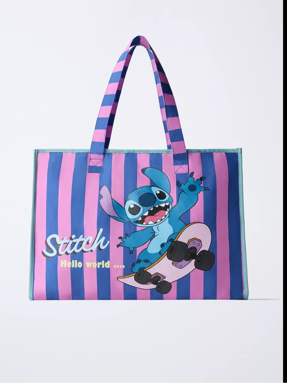 LILO & STITCH © DISNEY STRIPED SHOPPER BAG